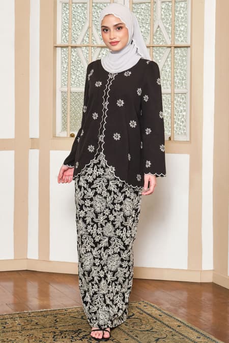 COTTON Indera Blouse & Skirt