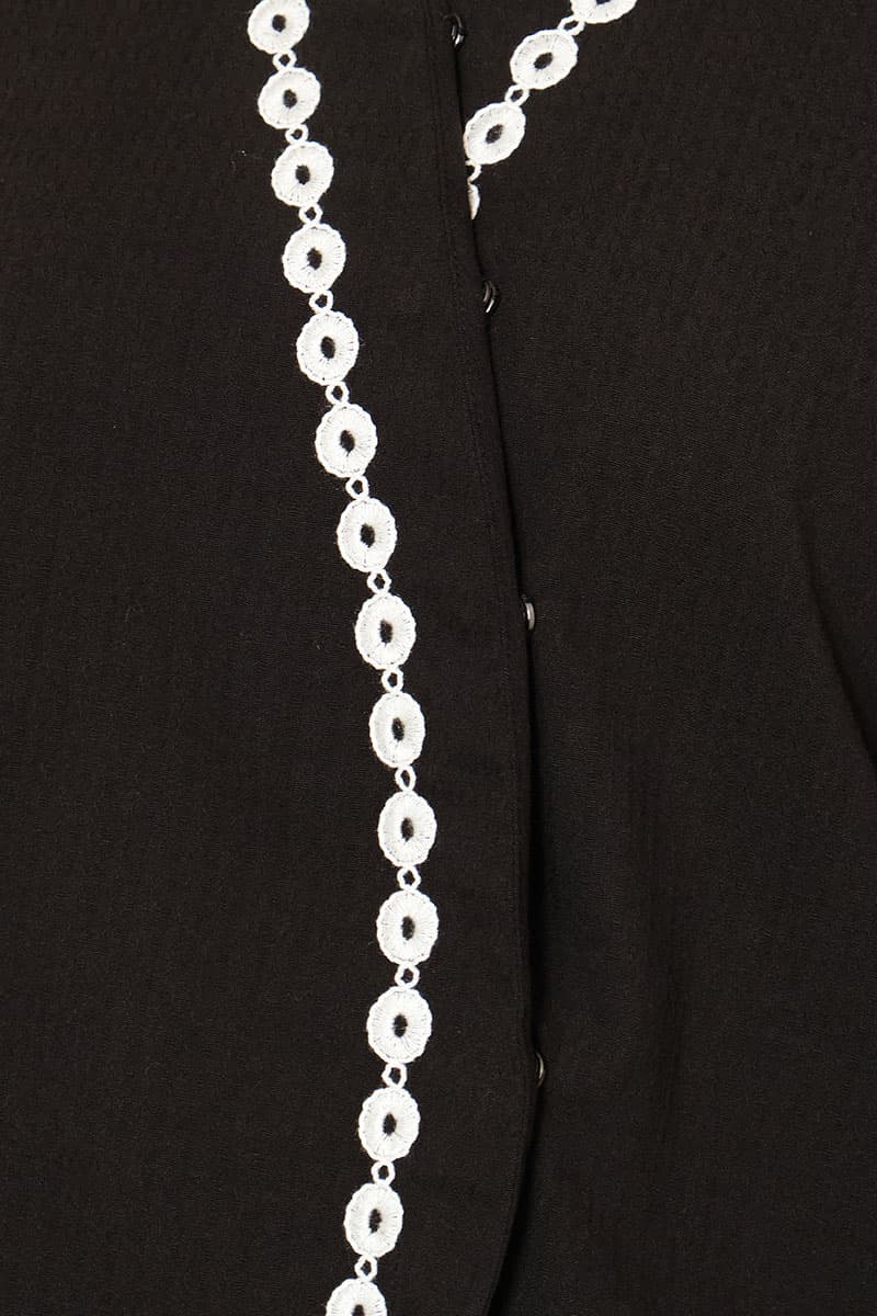 COTTON Tulira Blouse & Skirt - Black - Image 5