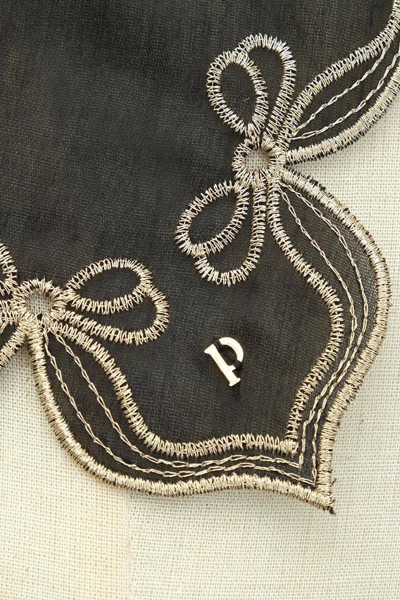 Arya Scallop Selendang - Black - Image 2