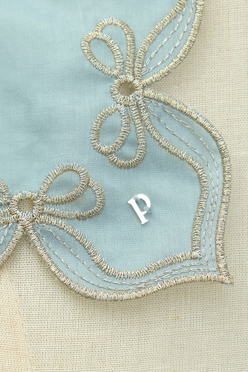 Arya Scallop Selendang - Blue Surf - Image 2