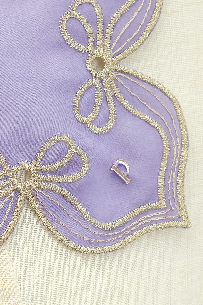 Arya Scallop Selendang - Periwinkle - Image 2