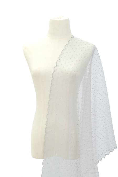 Anindya Scallop Selendang - Stone