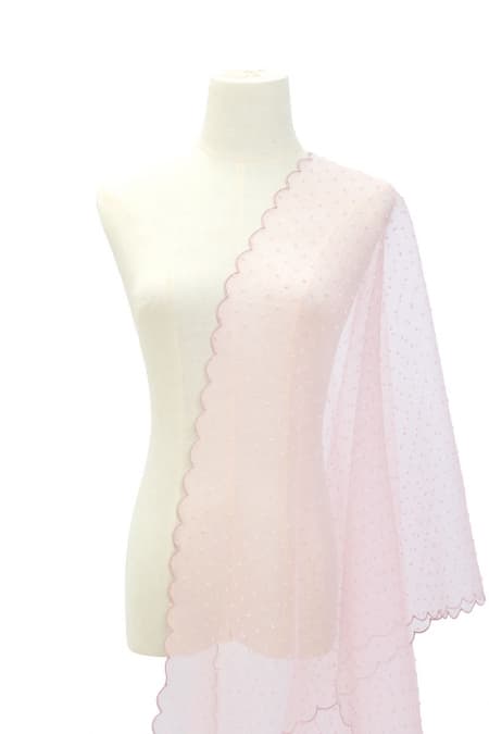 Anindya Scallop Selendang - Dusty Pink