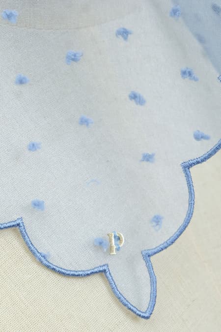 Anindya Scallop Selendang - Lake Blue