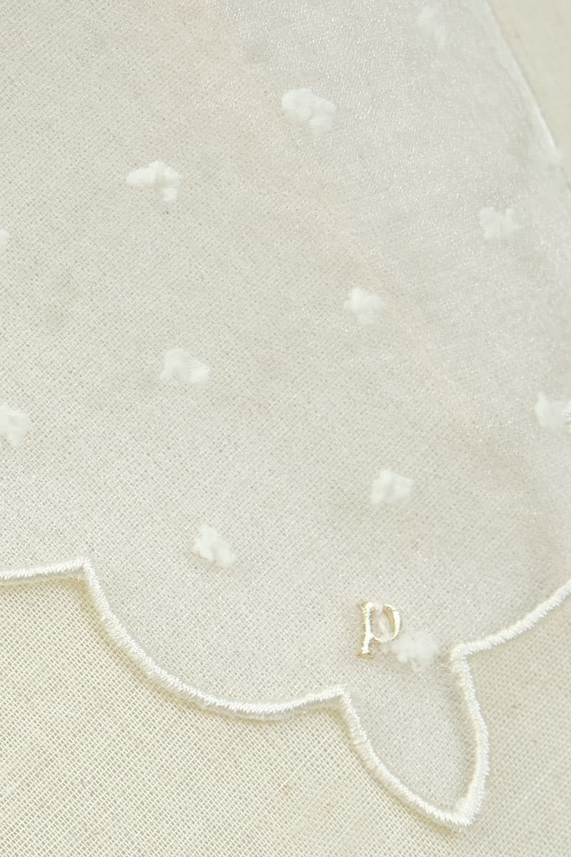 Anindya Scallop Selendang - Vanilla - Image 2