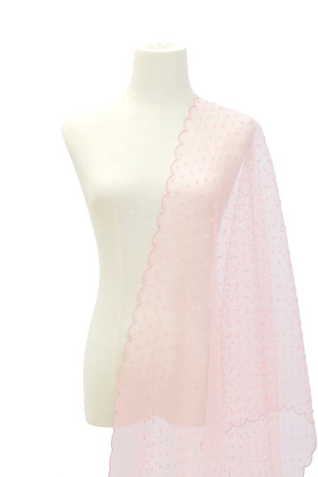 Anindya Scallop Selendang - Blush