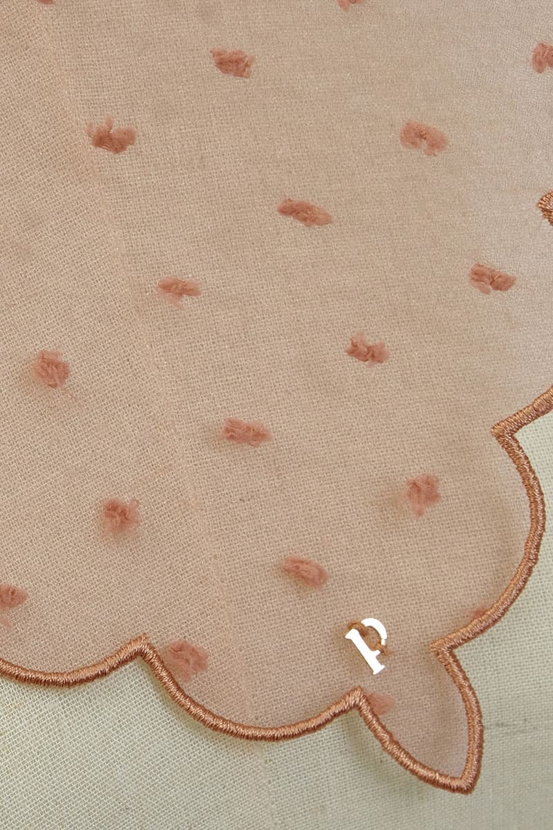 Anindya Scallop Selendang - Latte - Image 2