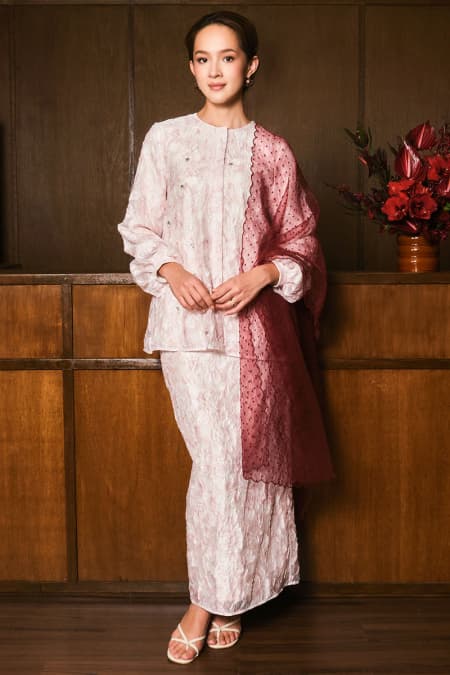 Puspita Blouse & Skirt - Wild Rose