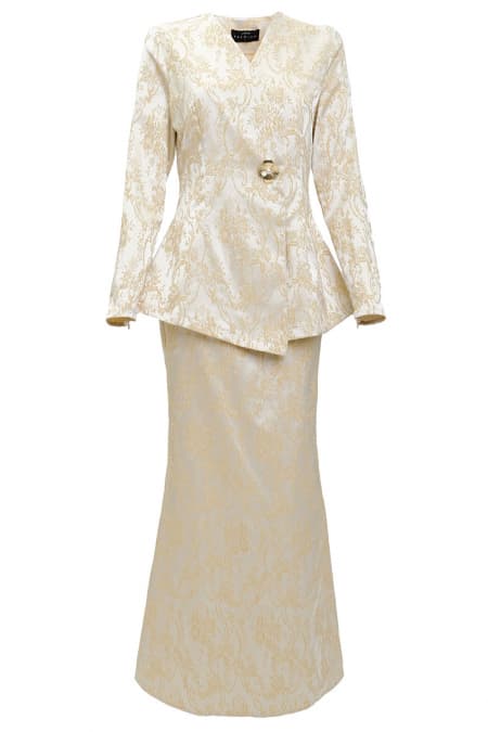 Lanidra Blouse & Skirt - Champagne