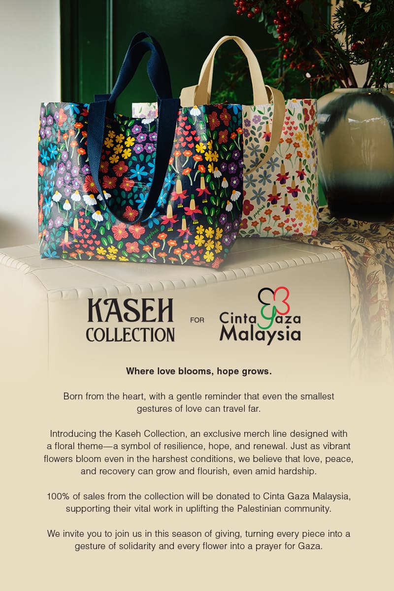 Raya'26 Kaseh Scrunchie - Midnight - Image 4