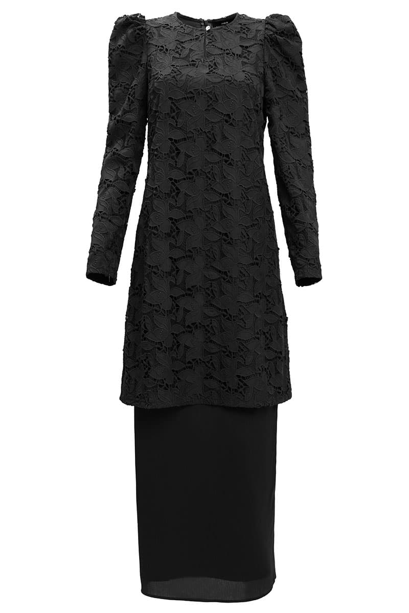 Devandra Blouse & Skirt - Black - Image 2