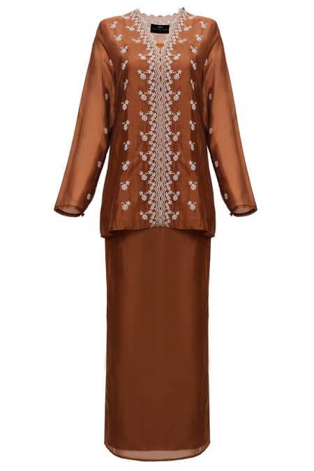 Nawildra Blouse & Skirt - Cinnamon