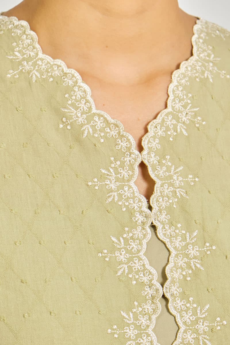 COTTON Bidasari Blouse & Skirt - Matcha/Multi Print - Image 5