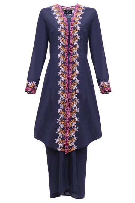 COTTON Surinala Blouse & Skirt - Eclipse