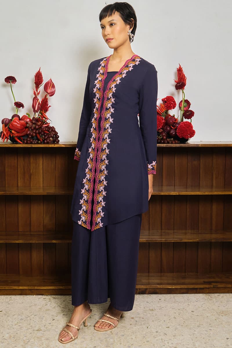 COTTON Surinala Blouse & Skirt - Eclipse - Image 3