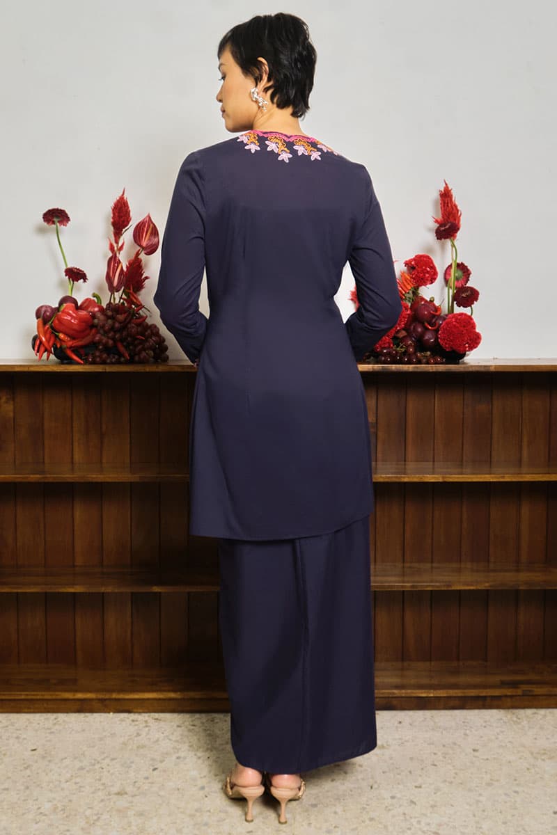 COTTON Surinala Blouse & Skirt - Eclipse - Image 4