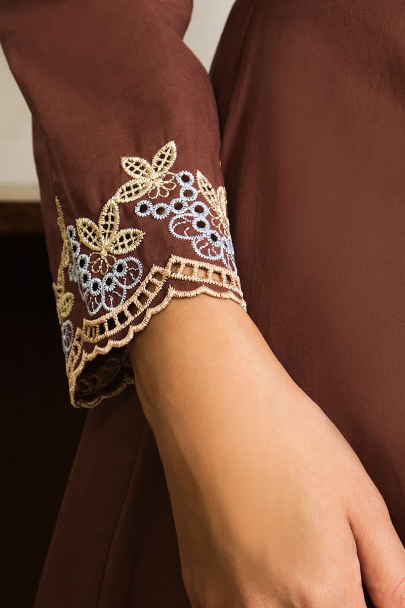 COTTON Surinala Blouse & Skirt - Cappuccino - Image 6