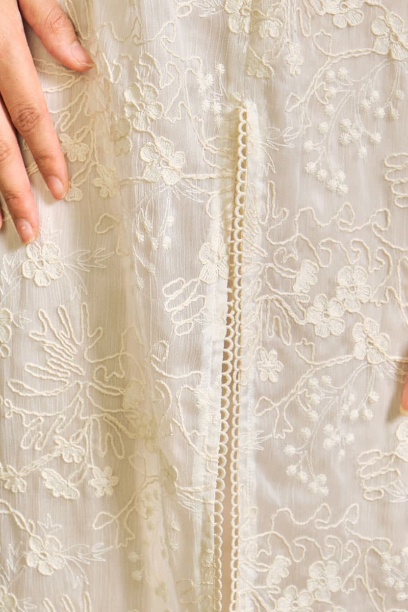 Mayangsari Blouse & Skirt - Cream/Oatmilk - Image 7