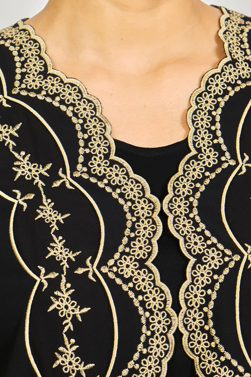 Santubong Blouse & Skirt - Black - Image 5