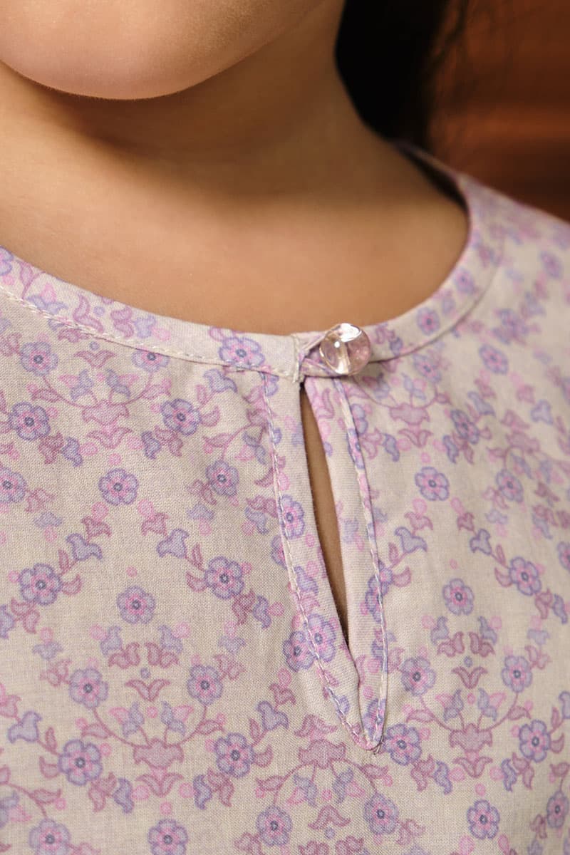 KIDS Ayuna Set - Cream/Purple - Image 6