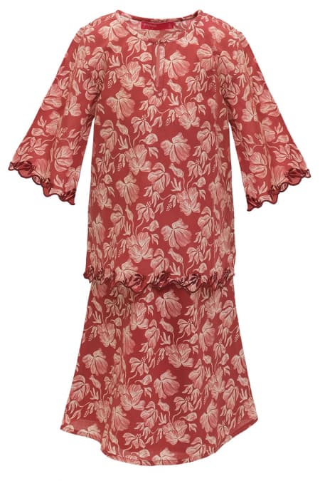 KIDS Dewani Set - Red/Beige