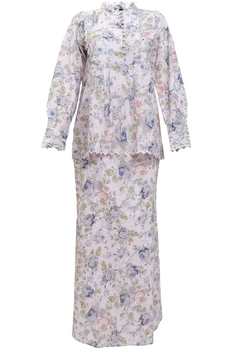 COTTON Jeluma Blouse & Skirt - Pale Orchid - Image 2