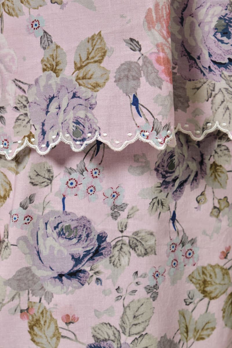 COTTON Jeluma Blouse & Skirt - Pale Orchid - Image 6