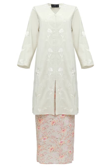 COTTON Larasti Blouse & Skirt - Dewkist