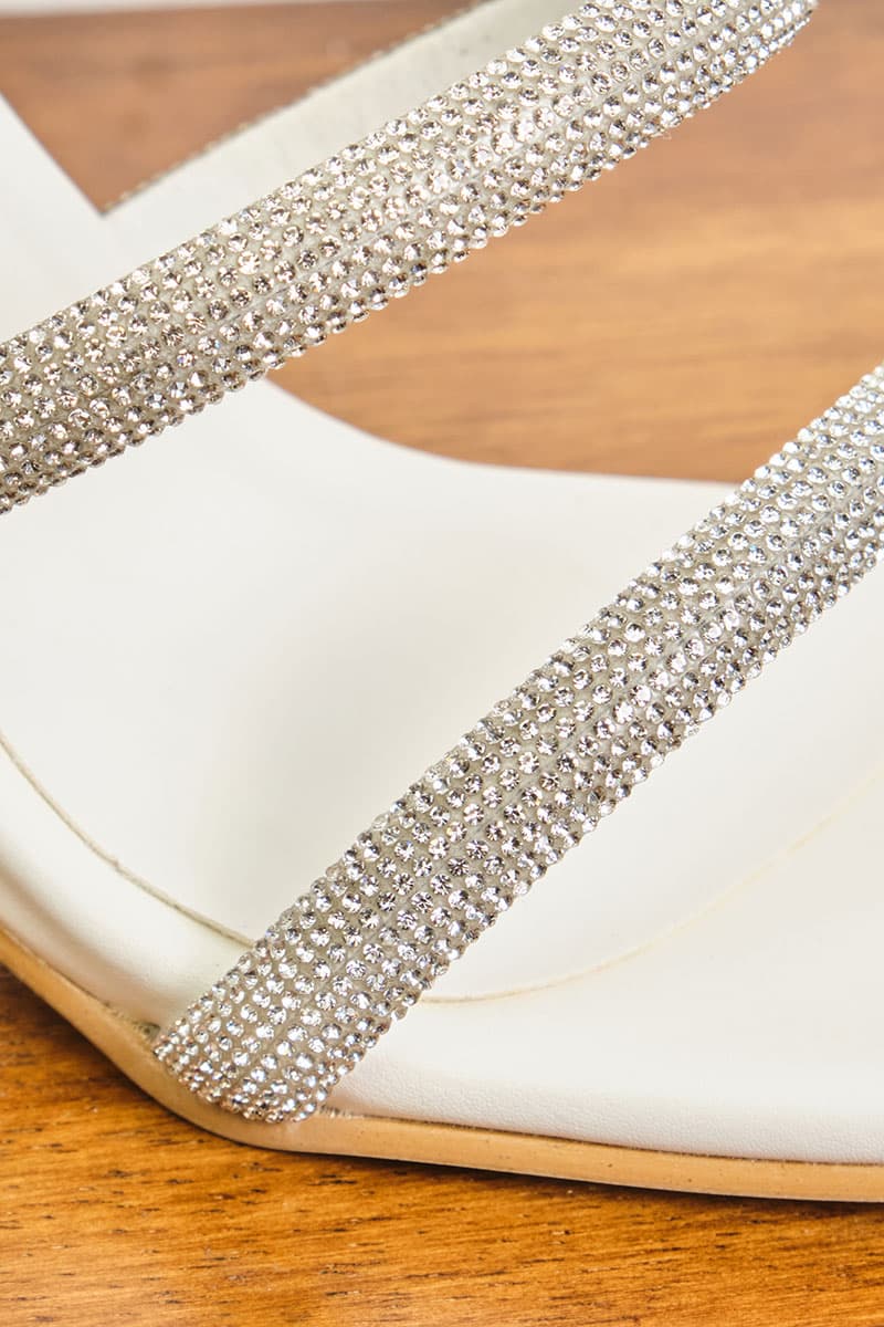 Nurin Strap Heels - White - Image 8