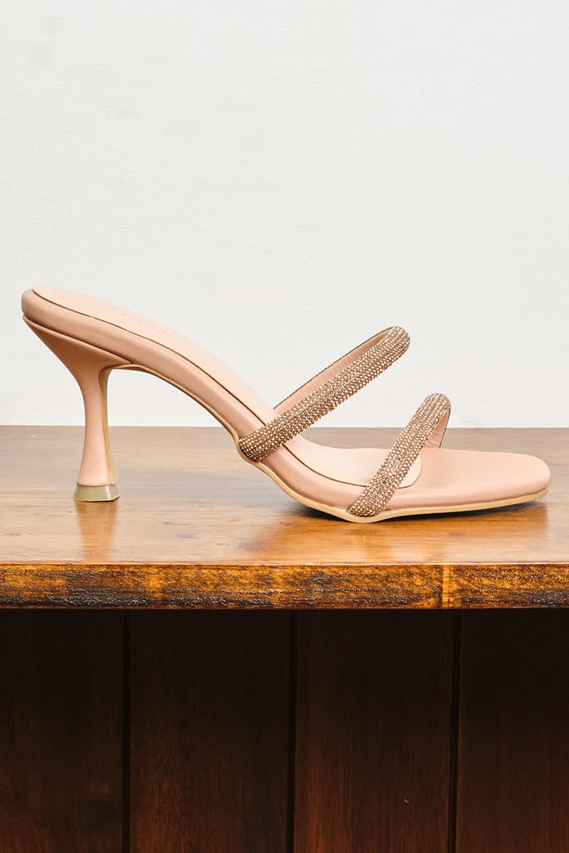 Nurin Strap Heels - Sand - Image 1