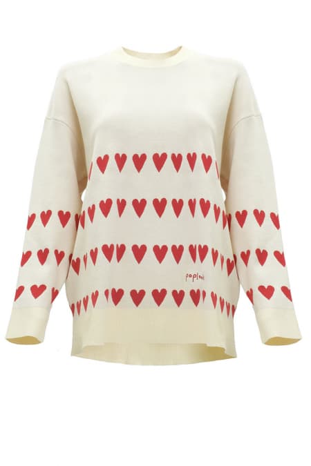 Giselle Drop-Shoulder Sweater - Cream