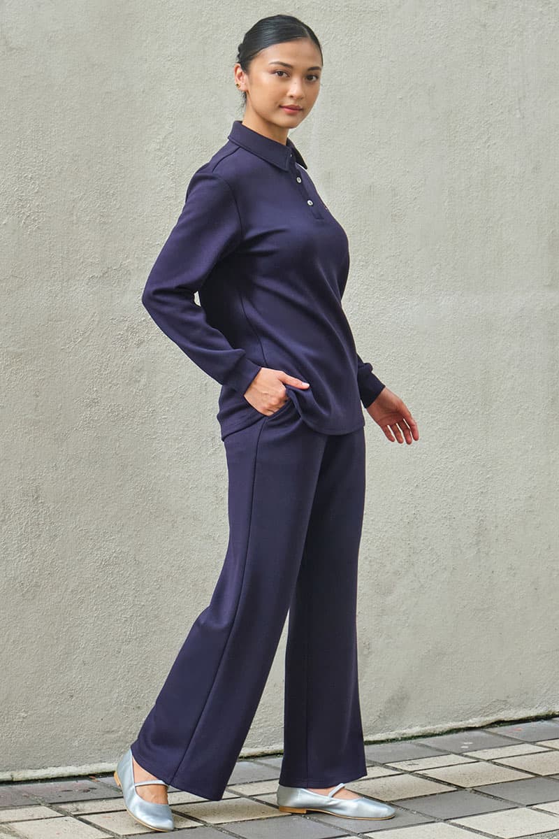 Victor Wide Legged Pants - Eclipse - Image 3