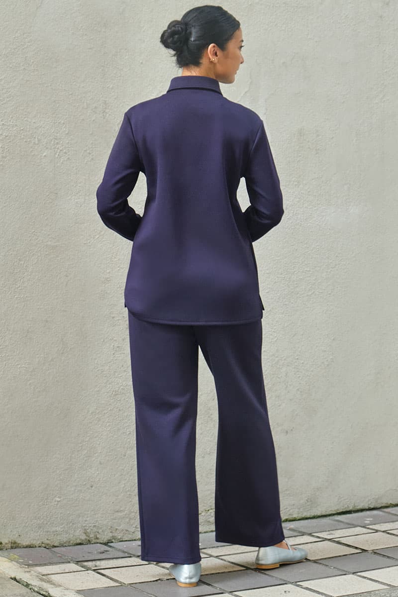 Victor Wide Legged Pants - Eclipse - Image 4