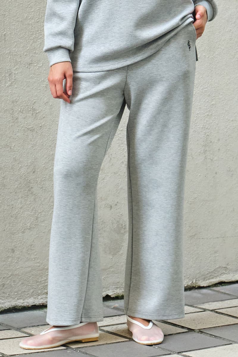 Victor Wide Legged Pants - Heather Grey - Image 1