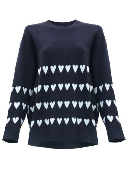 Giselle Drop-Shoulder Sweater - Eclipse
