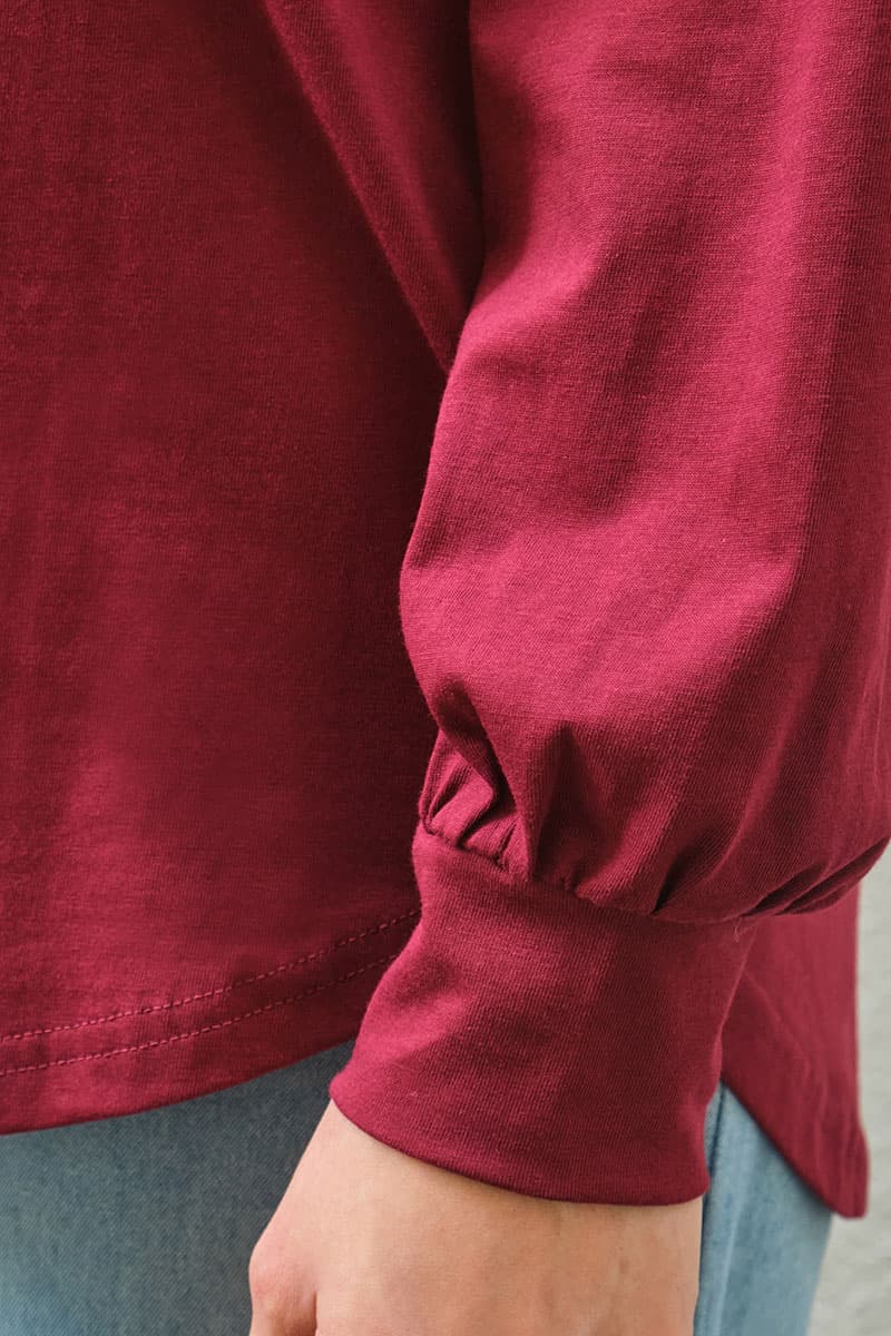 Kirsi Drop Shoulder Sweater 3.0 - Deep Rosewood - Image 5