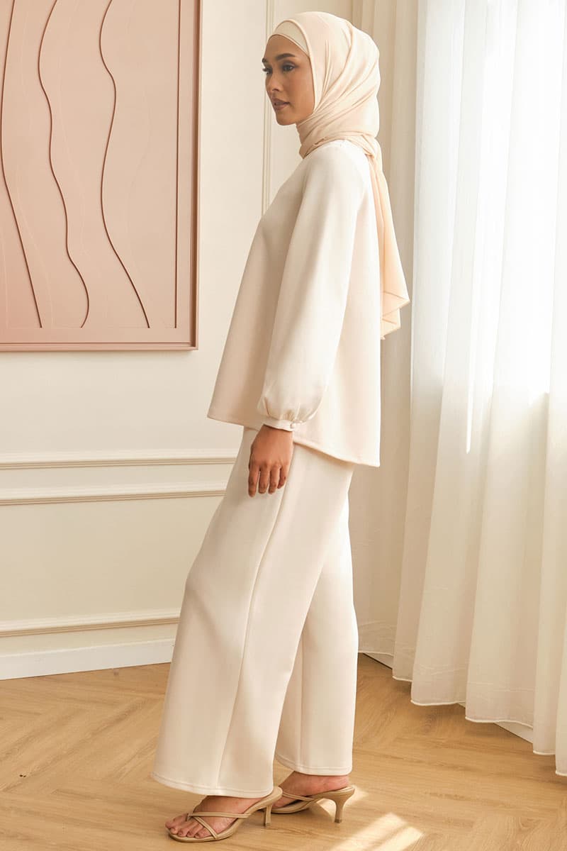 Canyon Wide Legged Pants - Pearl - Image 3