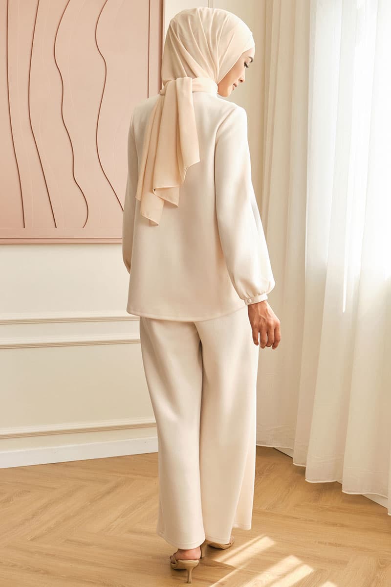 Canyon Wide Legged Pants - Pearl - Image 4