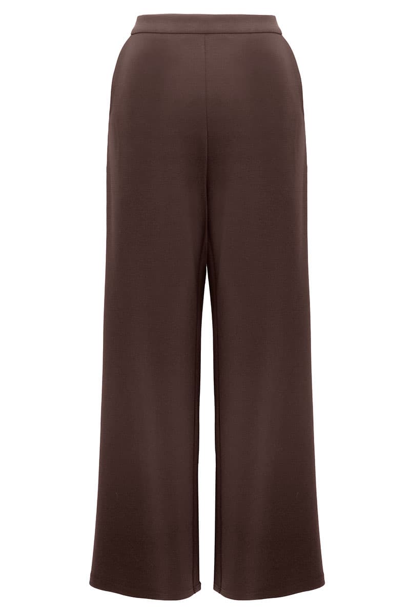 Canyon Wide Legged Pants - Dark Chestnut - Image 2