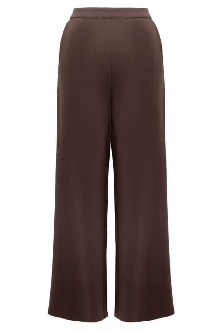 Canyon Wide Legged Pants - Dark Chestnut