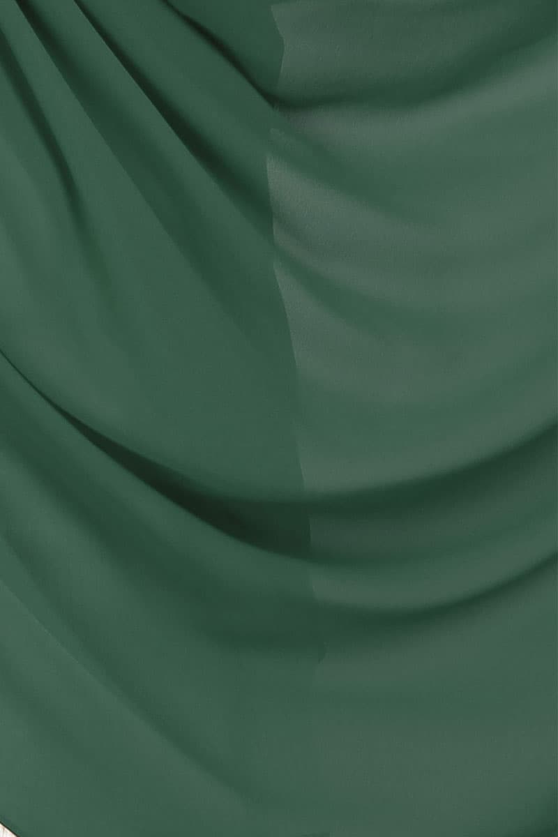 Aida Chiffon Tudung Headscarf - Dusty Green - Image 3