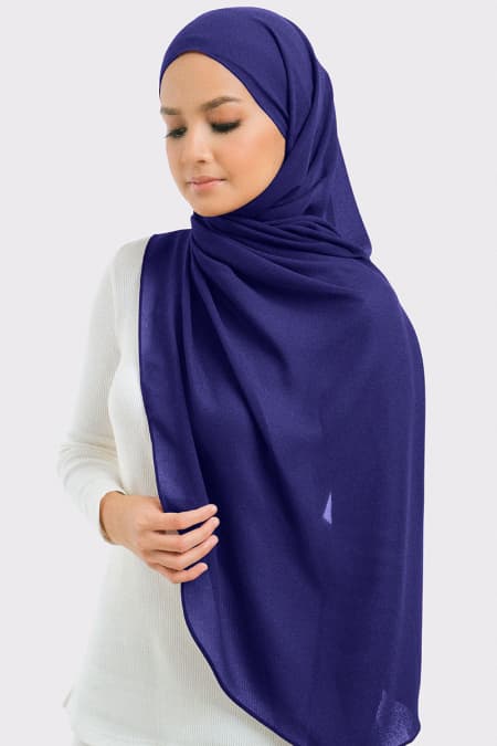 Aida Chiffon Tudung Headscarf - Ultramarine