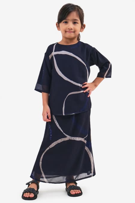 KIDS Naura Set - Navy Threads
