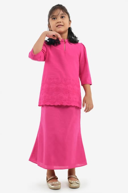 KIDS Raya Set - Fuchsia