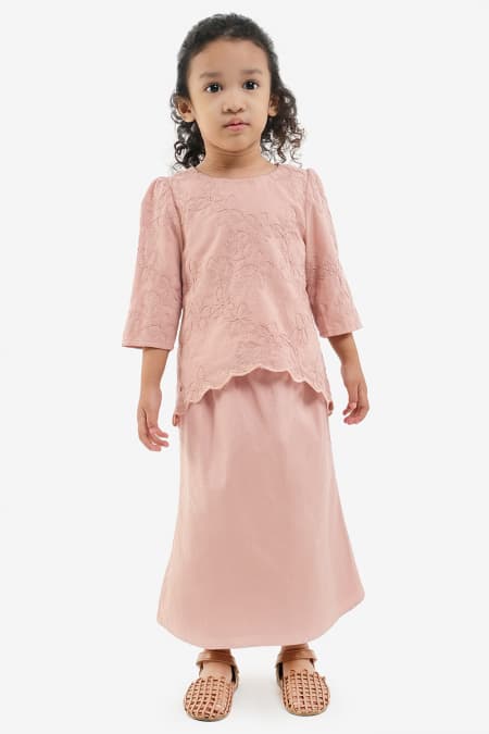 KIDS Gadong Set - Dusty Coral