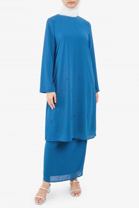 Shylia Blouse & Skirt - Teal