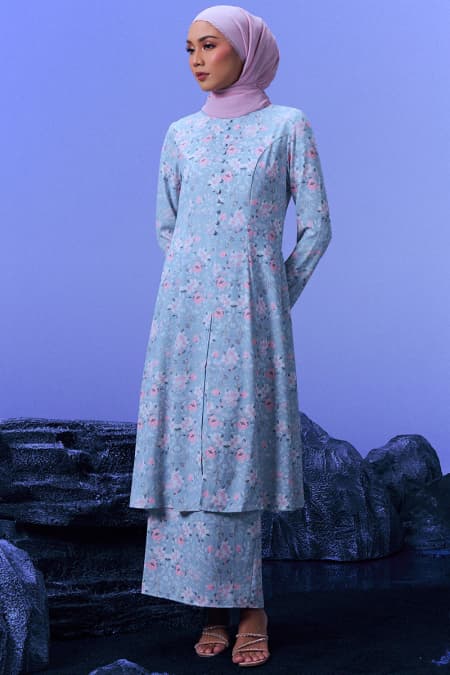 Citrien Blouse & Skirt - Mint Print