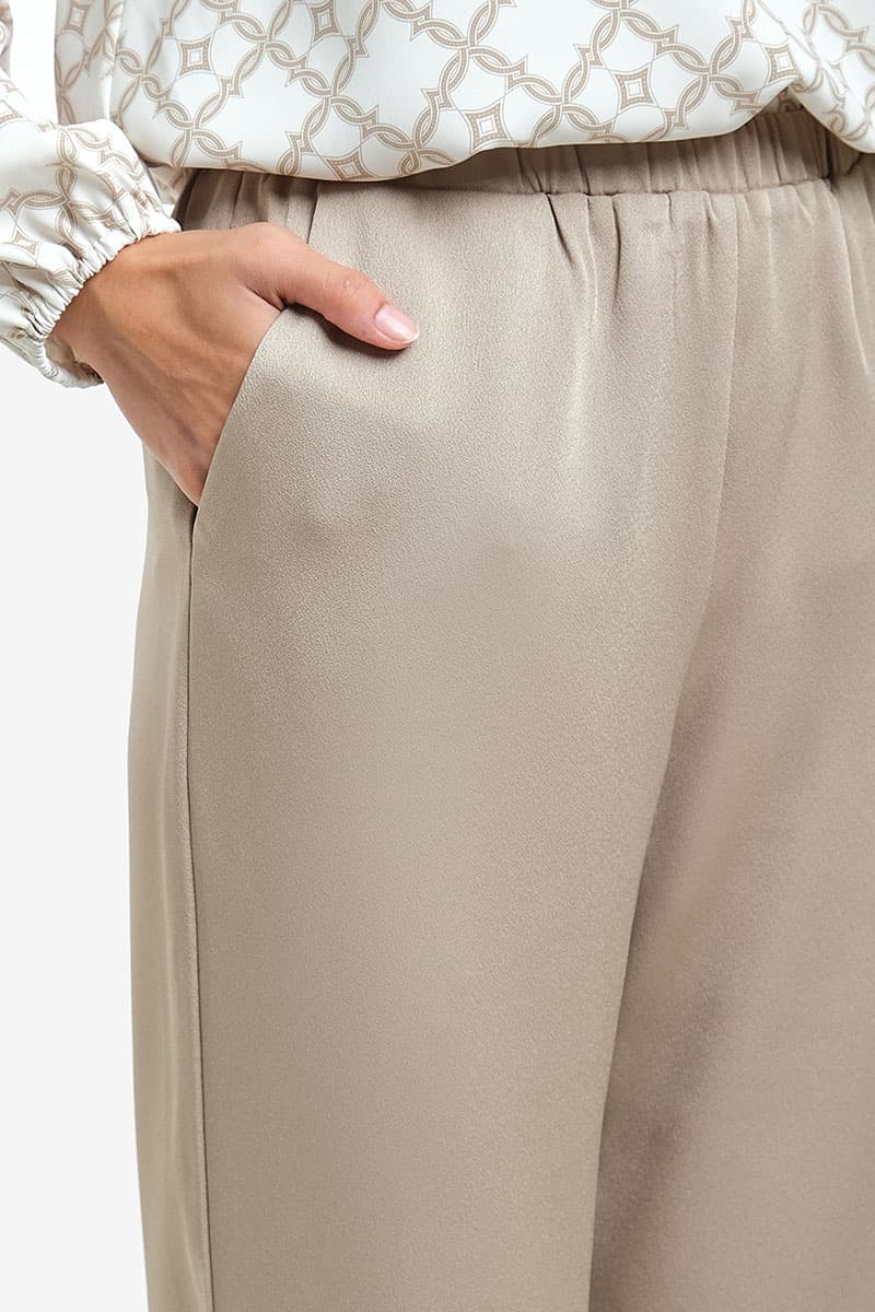 Daniyah Straight Cut Pants - Silver Sage - Image 5
