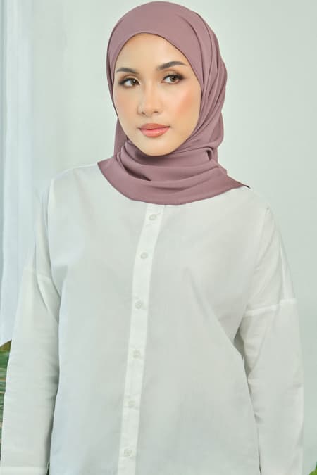 Aida Chiffon Tudung Headscarf - Wild Rose