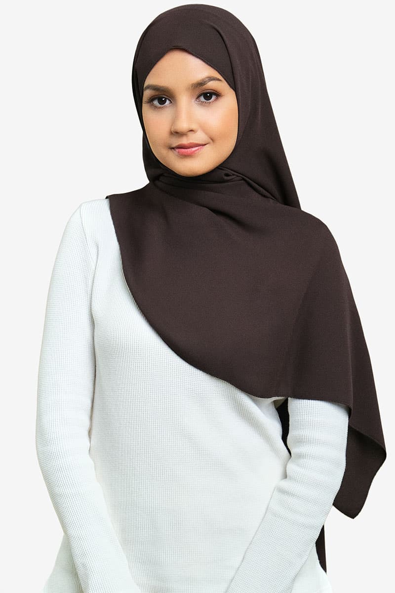 Janie Eyelash Headscarf - Coffee Bean - Image 1